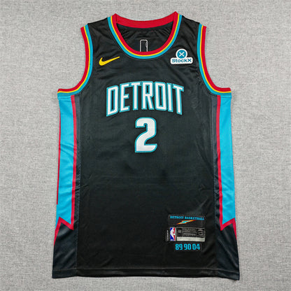 Detroit Pistons Cade Cunningham #2 2026 City Edition Swingman – Embroidered Jersey