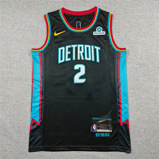 Detroit Pistons Cade Cunningham #2 2026 City Edition Swingman – Embroidered Jersey
