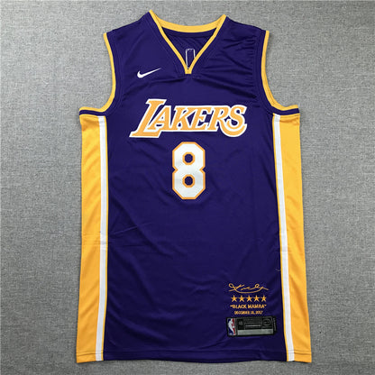 Los Angeles Lakers #8 Kobe Bryant Retired Purple Jersey