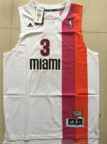 Miami Heat Dwyane Wade Jersey Hardwood Classics Retro 1970-1971 Jersey