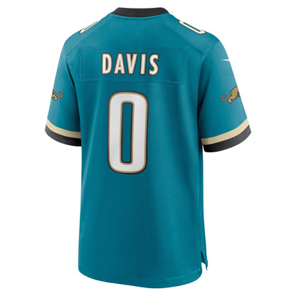 Gabe Davis Jacksonville Jaguars Nike Prowler Throwback   Game Jersey - Teal