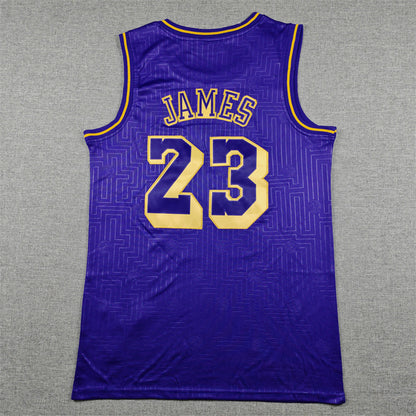 LeBron James #23 Los Angeles Lakers City Edition Swingman Jersey — Embroidered