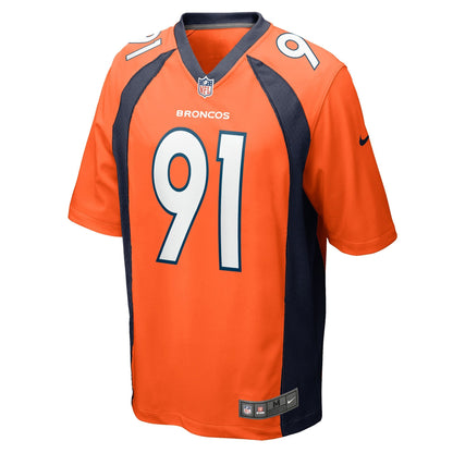 Matt Henningsen Denver Broncos Nike Game   Jersey - Orange