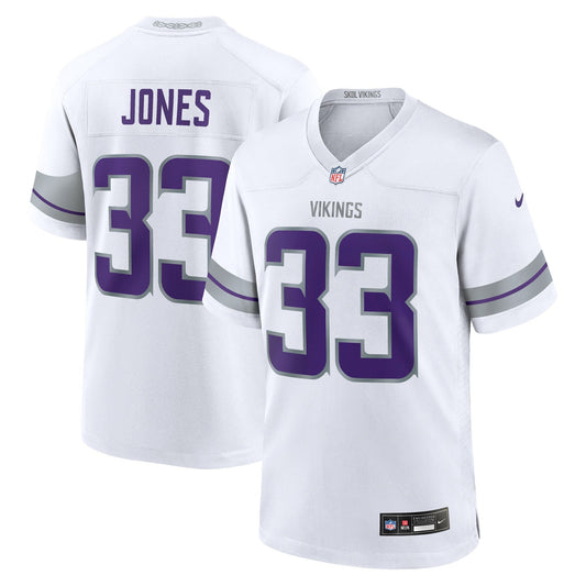 Aaron Jones Minnesota Vikings Nike Alternate Game   Jersey - White