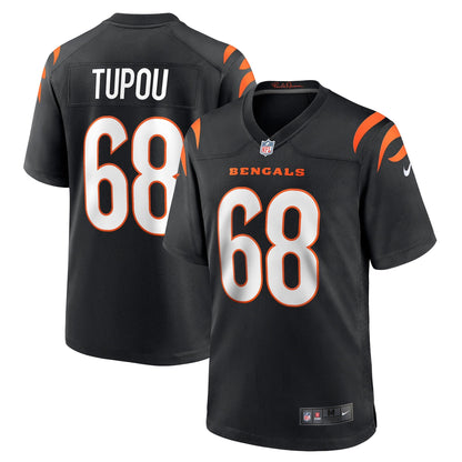 Josh Tupou Cincinnati Bengals Nike Game   Jersey - Black