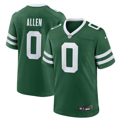 Braelon Allen New York Jets Nike Game Jersey - Legacy Green