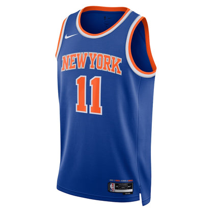 New York Knicks Jalen Brunson #11  Bule Jersey