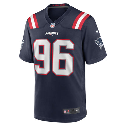 Sam Roberts New England Patriots Nike Game   Jersey - Navy