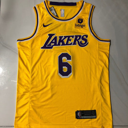 Los Angeles Lakers James Yellow 6 MN