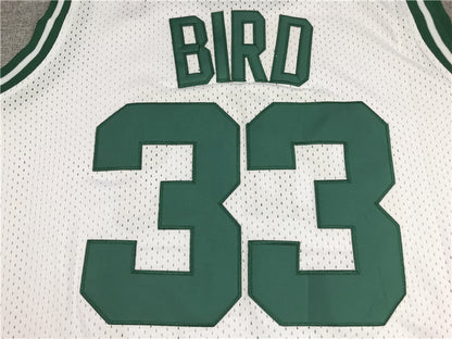 Boston Celtics Larry Bird #33 1985-86 Throwback — Embroidered Jersey