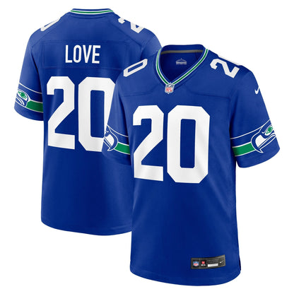 Julian Love Seattle Seahawks Nike Throwback   Game Jersey - Royal