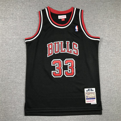 Youth Scottie Pippen Chicago Bulls #33 Embroidered Jersey