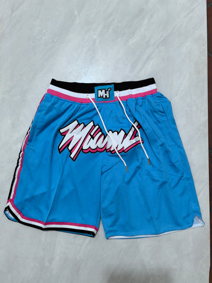 JUST DON Miami Heat Pocket Shorts