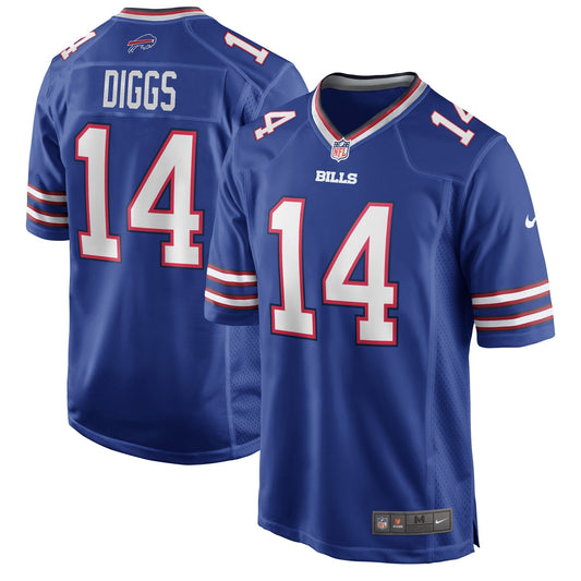 Stefon Diggs Buffalo Bills Nike Logo Game   Jersey - Royal