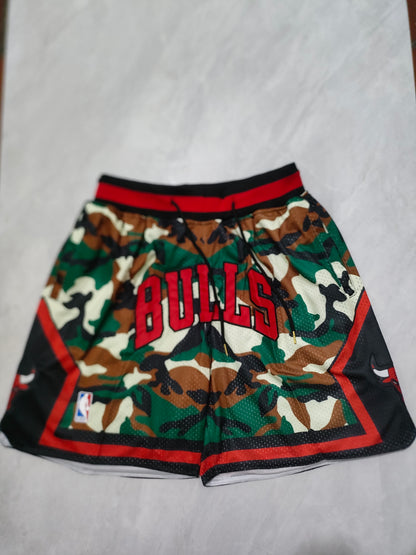 Chicago Bulls Camouflage Pocket Shorts