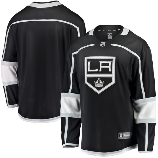 Men's Los Angeles Kings  Black Home Breakaway Blank Jersey