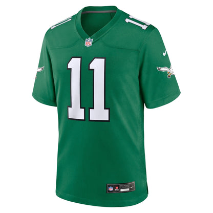 A.J. Brown Philadelphia Eagles Nike Alternate Game   Jersey - Kelly Green