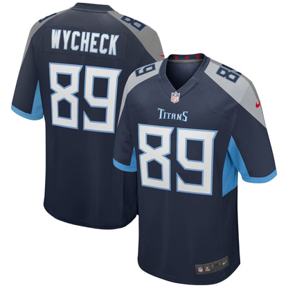 Frank Wycheck Tennessee Titans Nike Game Retired   Jersey - Navy