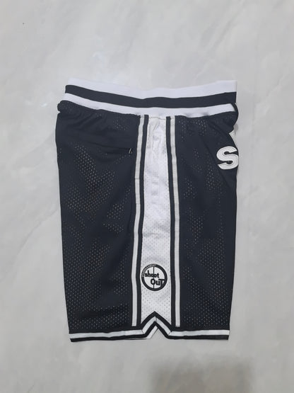 Movie Version Black Pocket Shorts