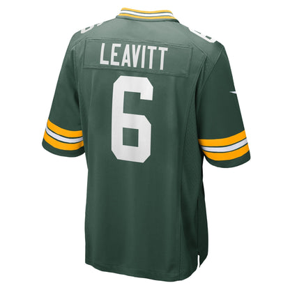 Dallin Leavitt Green Bay Packers Nike Game   Jersey - Green