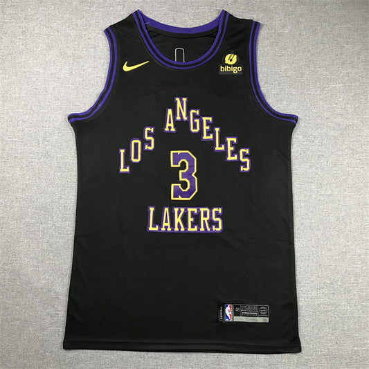 Anthony Davis #3 Los Angeles Lakers City Edition Swingman Jersey - Embroidered