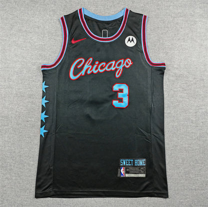 Chicago Bulls Josh Giddey #3 2026 City Edition Swingman - Embroidered Jersey