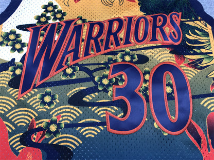 Golden State Warriors Stephen Curry #30 Year of the Rabbit City Edition Swingman - Embroidered Jersey