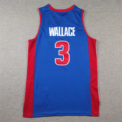 Detroit Pistons Ben Wallace #3 City Edition Swingman Jersey — Embroidered