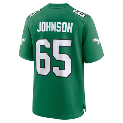 Lane Johnson Philadelphia Eagles Nike Alternate Game Jersey - Kelly Green
