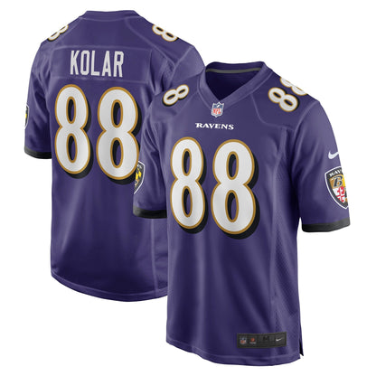 Charlie Kolar Baltimore Ravens Nike   Game Jersey - Purple