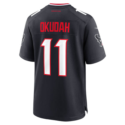 Jeff Okudah Houston Texans Nike Team Game Jersey -  Navy