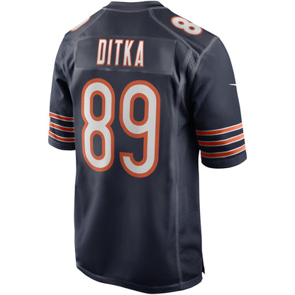 Mike Ditka Chicago Bears Nike Game Retired   Jersey - Navy