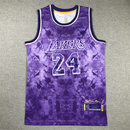 Kobe Bryant #24 Los Angeles Lakers City Edition Swingman Jersey - Embroidered
