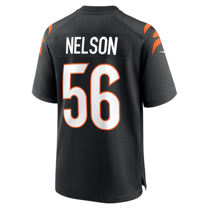 Garrett Nelson Cincinnati Bengals Nike  Game Jersey -  Black