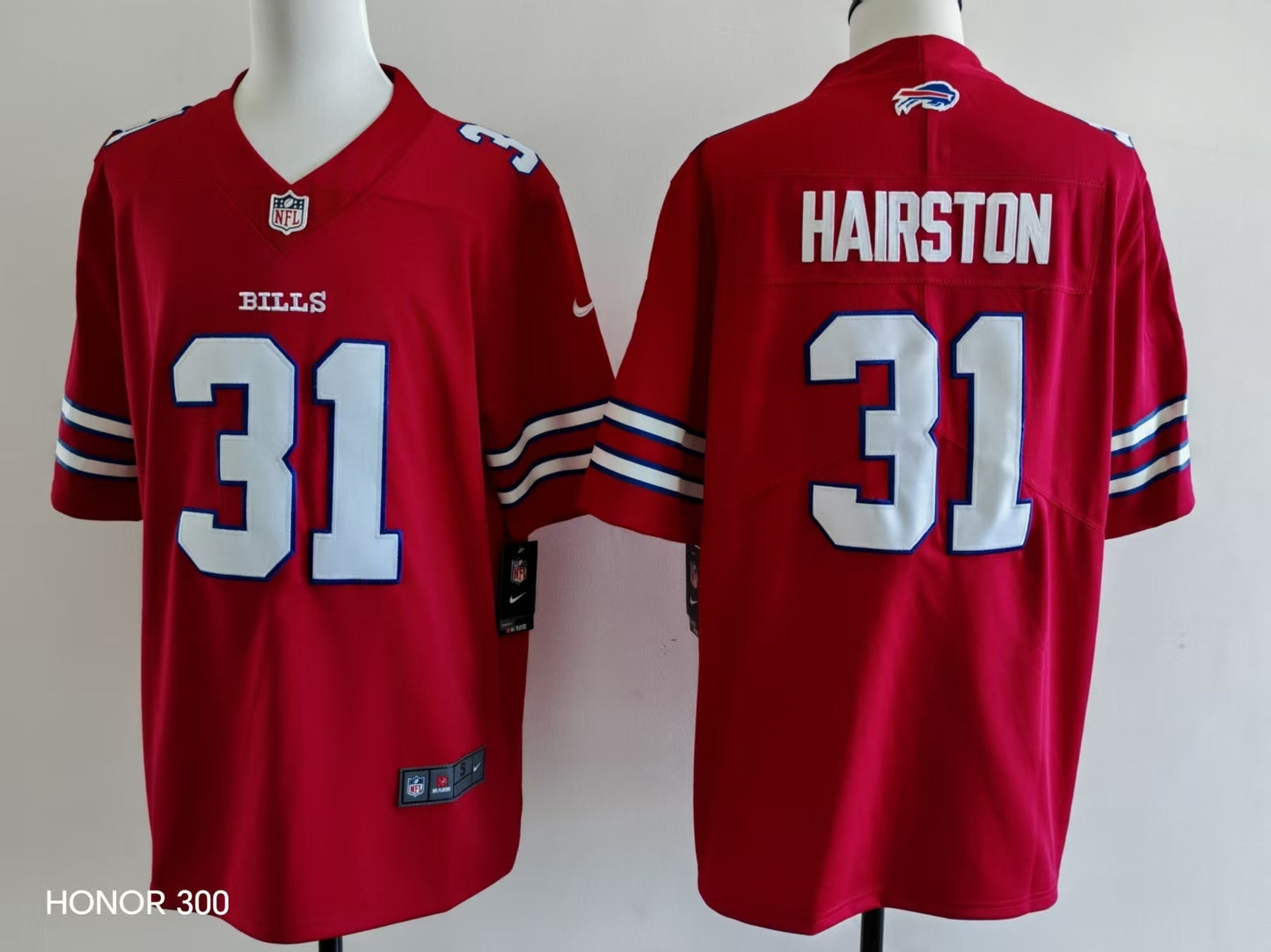 Men's Buffalo Bills Maxwell Hairston Jersey-Red
