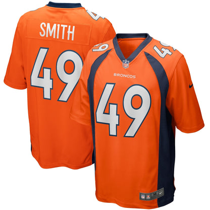 Dennis Smith Denver Broncos Nike Game Retired   Jersey - Orange