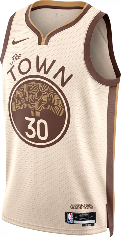 Nike Adult 2025-26 City Edition Golden State Warriors Stephen Curry #30 Swingman Jersey