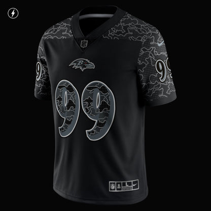 Odafe Oweh Baltimore Ravens Nike RFLCTV Limited Jersey - Black