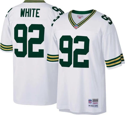 Green Bay Packers Reggie White 92 Mitchell & Ness White 1996 Nfl