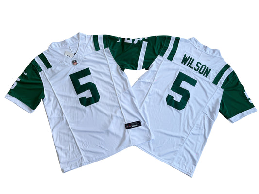 Garrett Wilson #5 New York Jets Nike Classic Alternate Legend Jersey - White