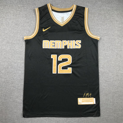 Grizzlies #12 Black Select Edition Jersey