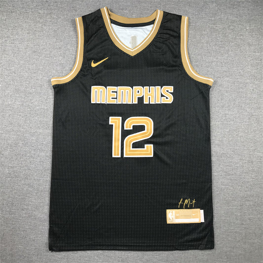 Grizzlies #12 Black Select Edition Jersey