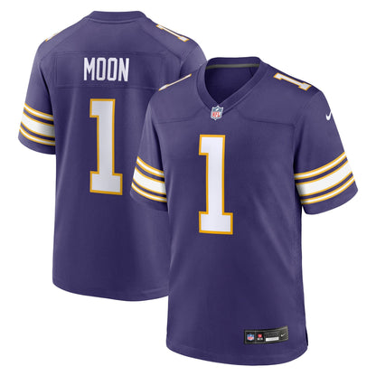 Warren Moon Minnesota Vikings Nike Classic Retired   Game Jersey - Purple