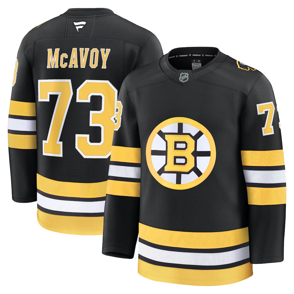 Men's Boston Bruins Charlie McAvoy #73  Black Home Breakaway Player Game Jersey