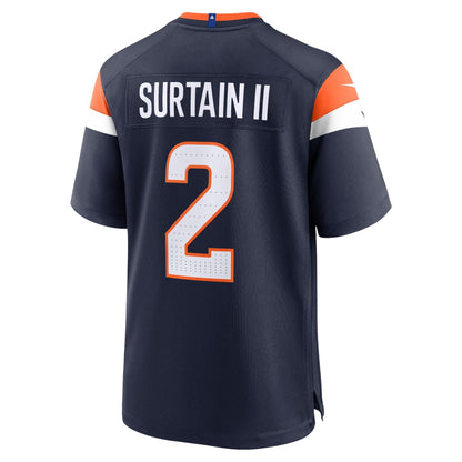Patrick Surtain II Denver Broncos Nike Mile High Collection Alternate Game Jersey - Navy