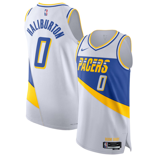 Indiana Pacers Tyrese Haliburton Nike White 2025/26 Player Jersey - City Edition