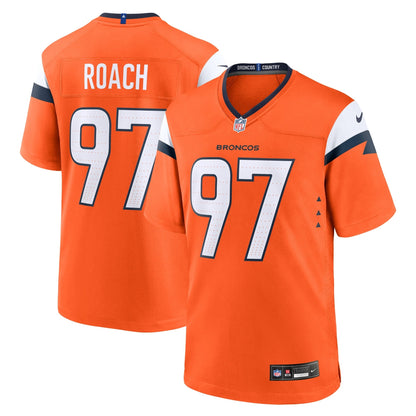 Malcolm Roach Denver Broncos Nike Team Game Jersey -  Orange
