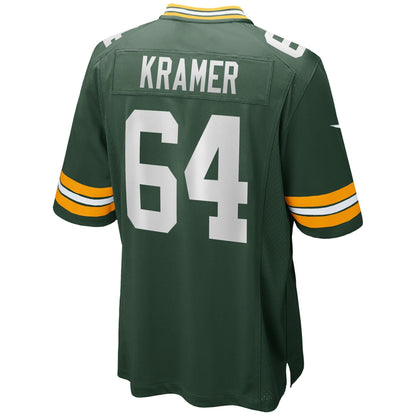 Jerry Kramer Green Bay Packers Nike Game Retired   Jersey - Green
