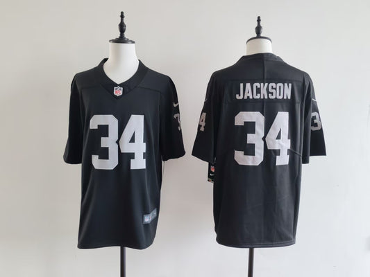 Men's Oakland Raiders Bo Jackson Jersey -  Black