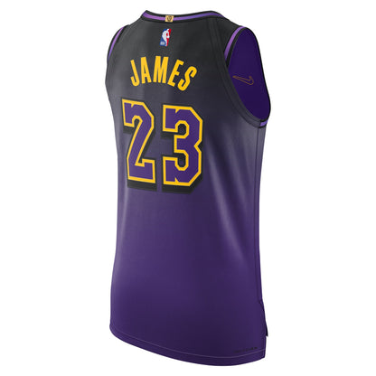 Men's Los Angeles Lakers LeBron James Purple 2024/25  Player Jersey - City Edition